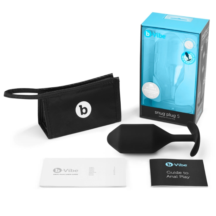 B-Vibe SNUG PLUG 5 | BLACK