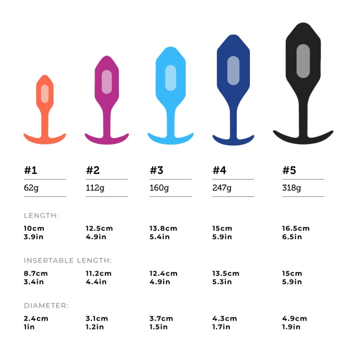 b-Vibe Vibrating Snug Plug 1 | S | ORANGE