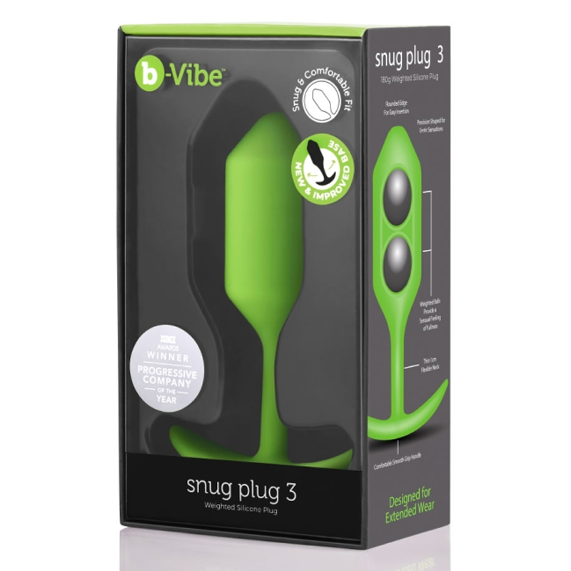 B-Vibe SNUG PLUG 3 | LIME