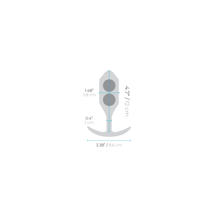 B-Vibe SNUG PLUG 3 | LIME