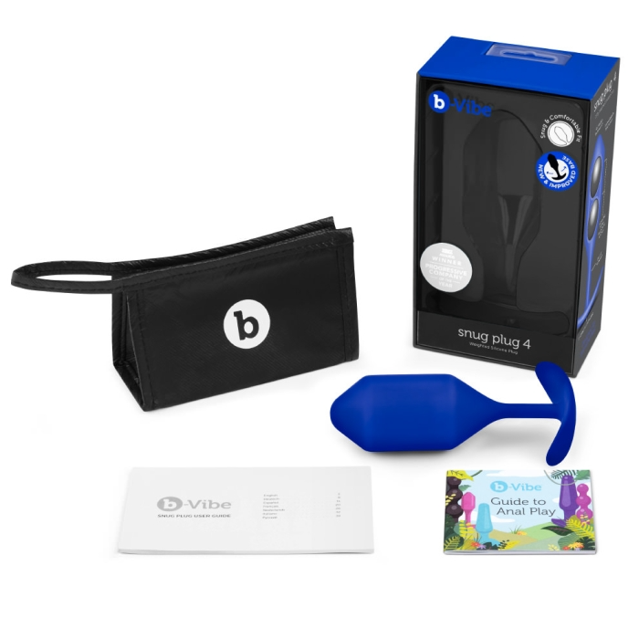 B-Vibe SNUG PLUG 4 | NAVY