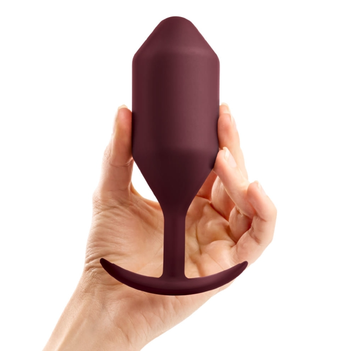 B-Vibe SNUG PLUG 5 DARK | RED