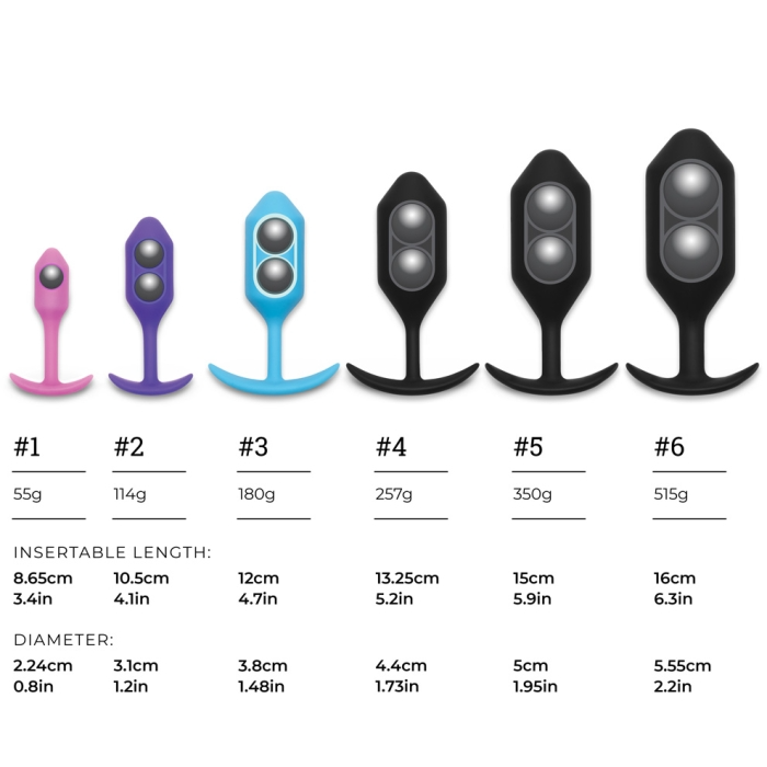 B-Vibe SNUG PLUG 5 | BLUE