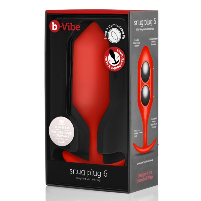 B-Vibe SNUG PLUG 6 | RED