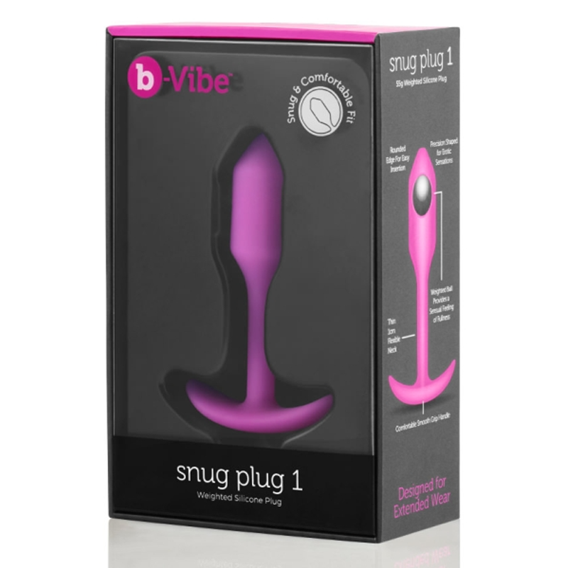 B-Vibe SNUG PLUG 1 | FUCHSIA