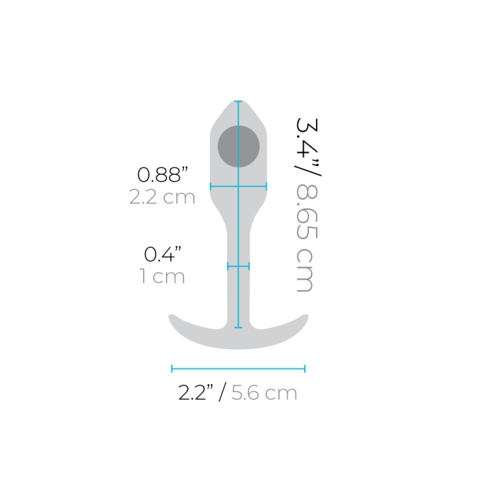 B-Vibe SNUG PLUG 1 | FUCHSIA