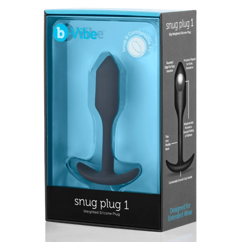B-Vibe SNUG PLUG 1 | BLACK