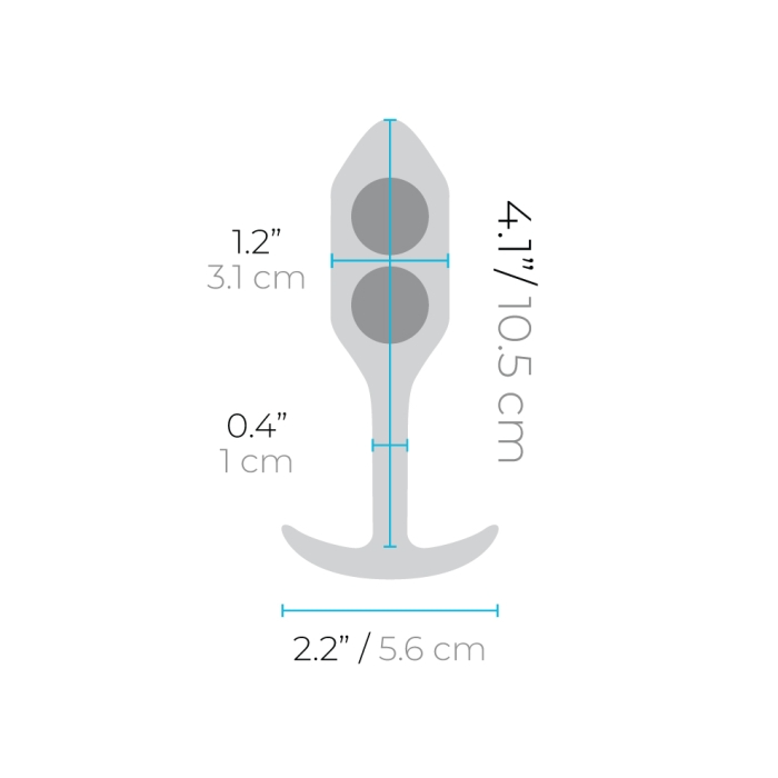 B-Vibe SNUG PLUG 2 | BLACK
