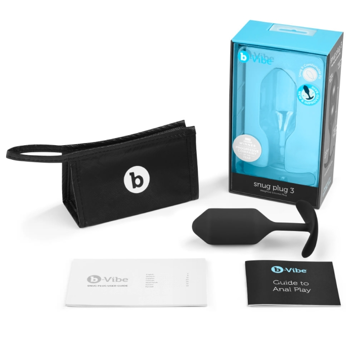 B-Vibe SNUG PLUG 3 | BLACK