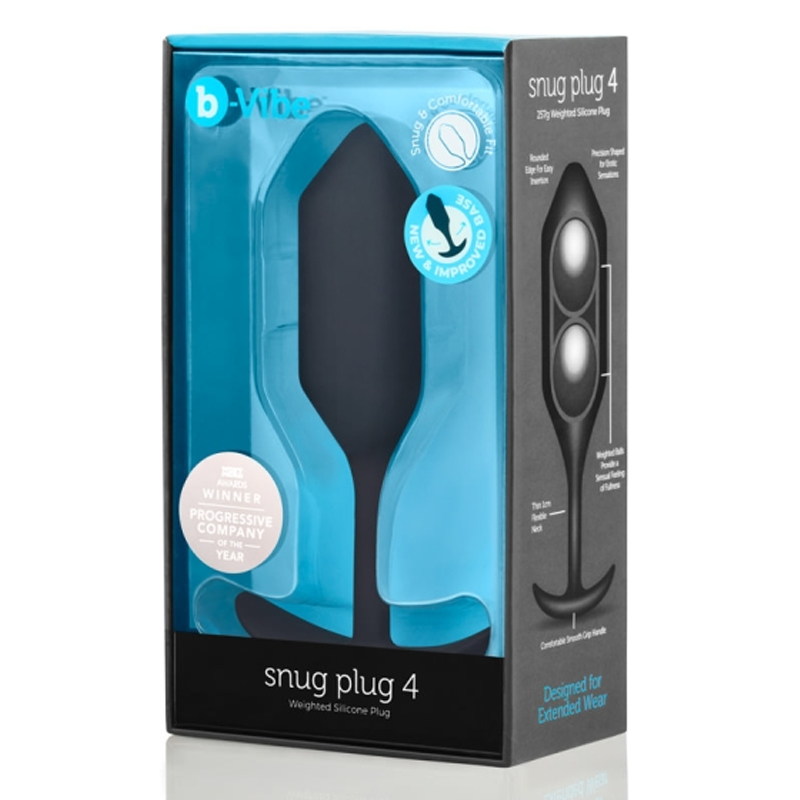 B-Vibe SNUG PLUG 4 | BLACK