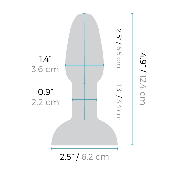 b-Vibe Rimming Petite Plug | TEAL