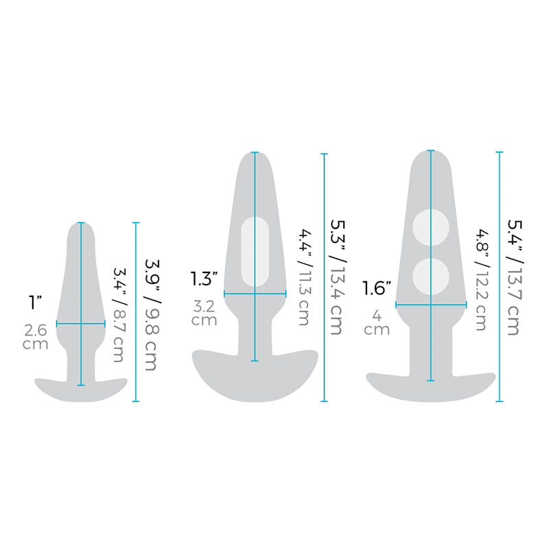 b-Vibe Anal Training Kit & Education Set | BLACK