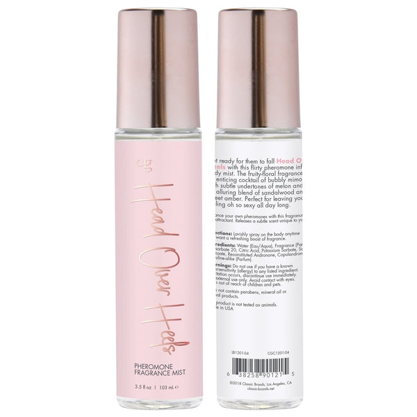 CG Head Over Heels Fragrance Body Mist with Pheromone - Fruity - Floral 3.5oz | 103mL