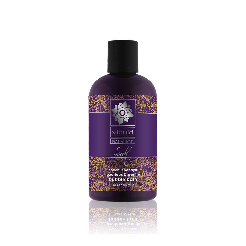 Sliquid Soak Coconut Papaya Bubble Bath 8.5 oz