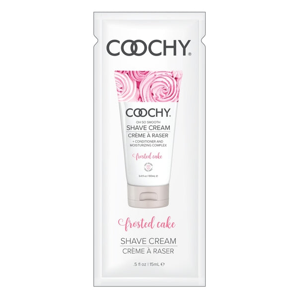 Coochy Frosted Cake Shave Cream .5oz Foil
