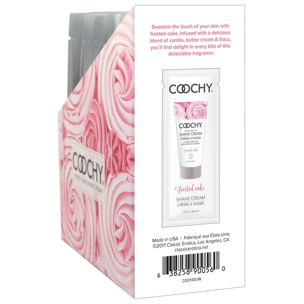 Coochy Shave Cream Frosted Cake 24 pcs. set