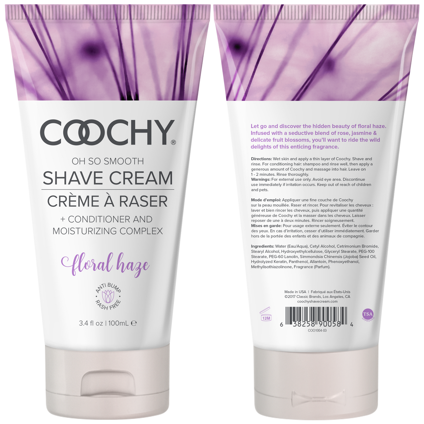 Coochy Shave Cream Floral Haze 3.4oz