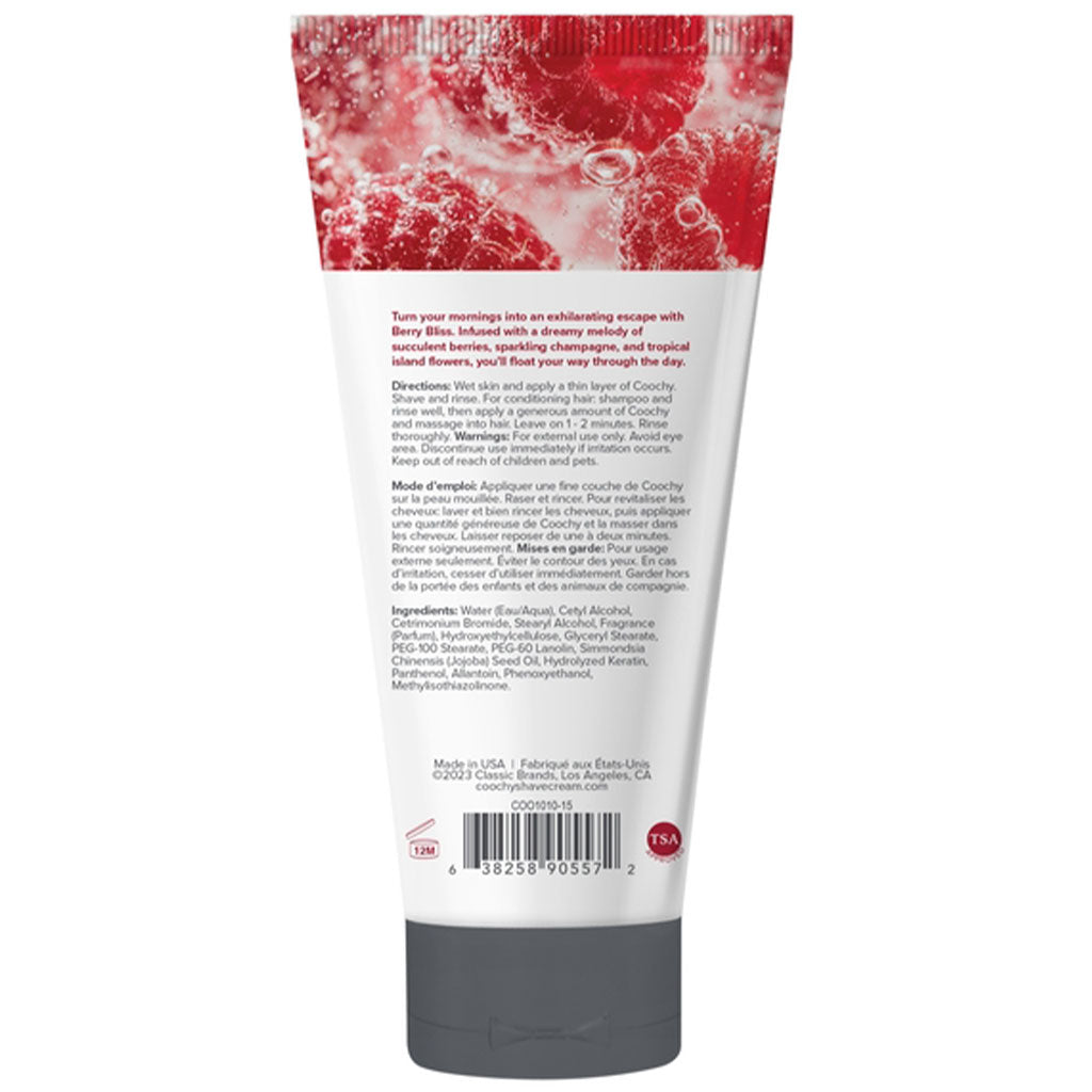 COOCHY Oh So Smooth Shave Cream Berry Bliss .5oz | 15mL