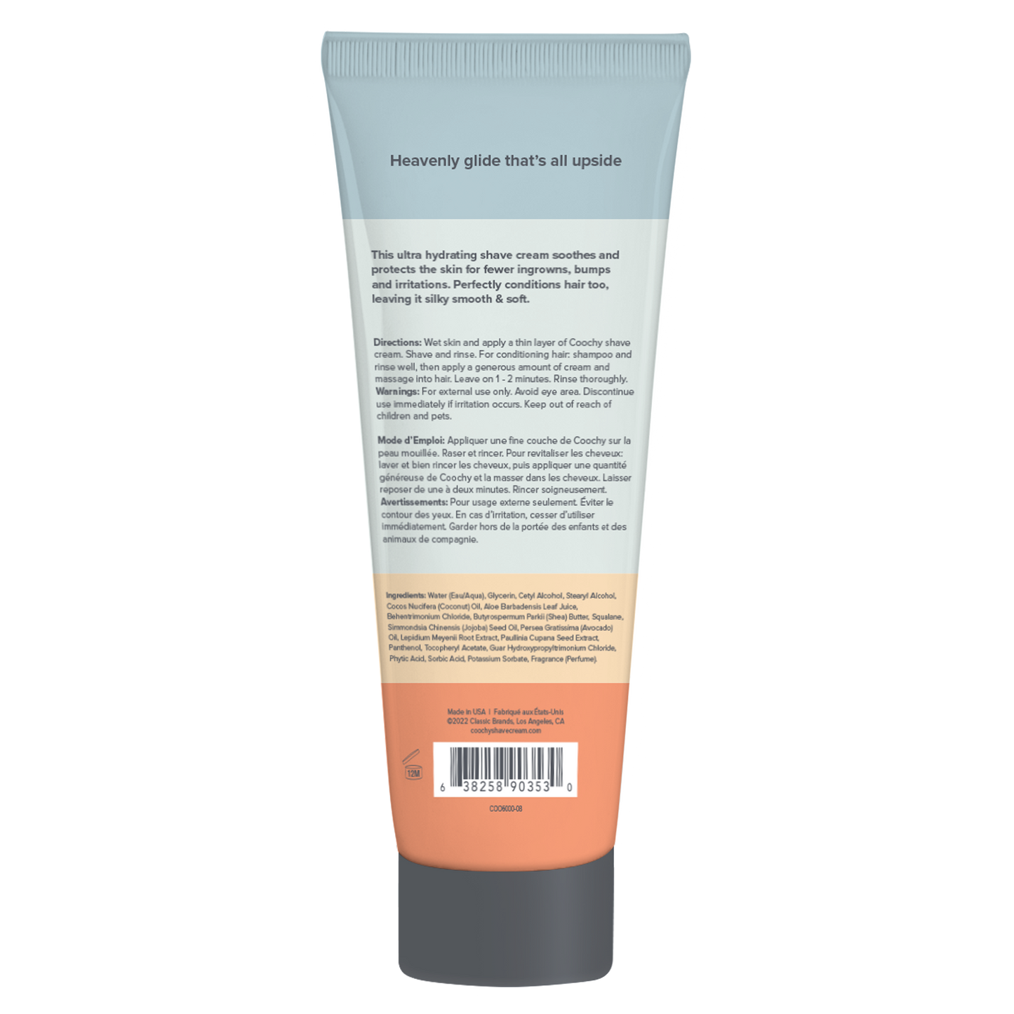 Coochy Ultra Hydrating Shave Cream Mango Coconut 8.5oz