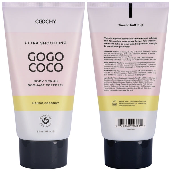 Coochy Ultra Smoothing Body Scrub Mango Coconut 5oz | 148mL