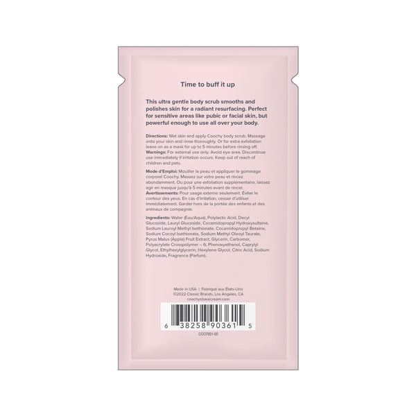 Coochy Ultra Smoothing Body Scrub Mango Coconut .35oz | 10mL