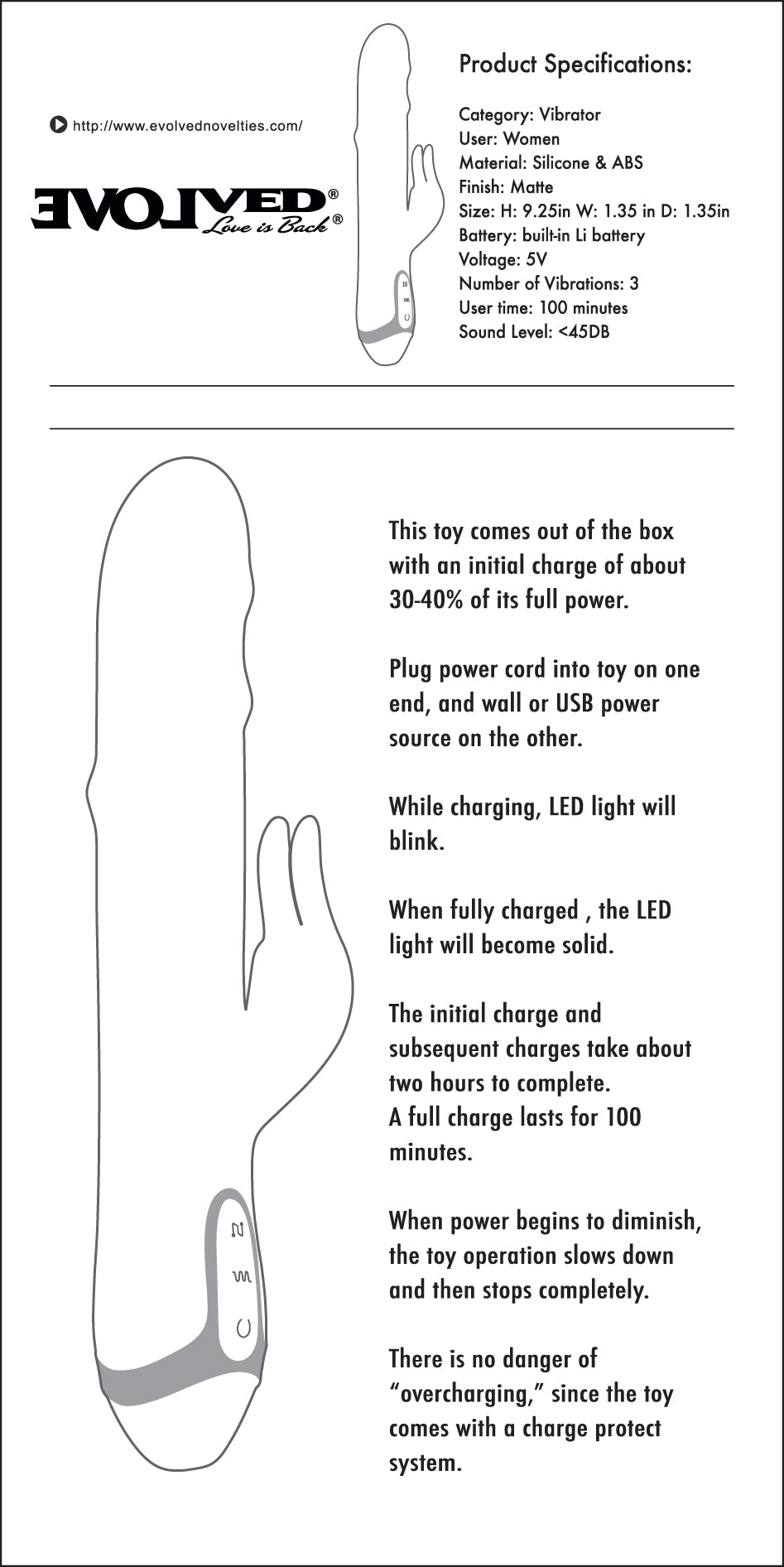 Evolved Dancing Pearl Rabbit Vibrator