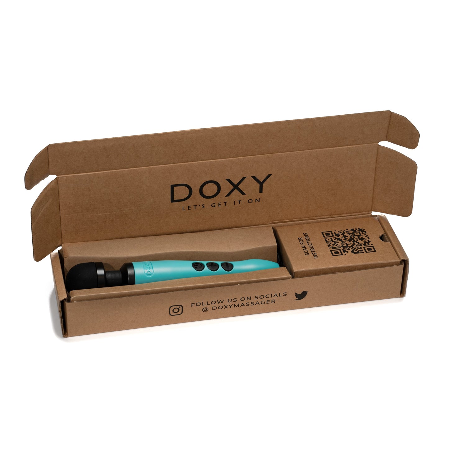 Doxy 3 USB-C Wand Massager Turquoise