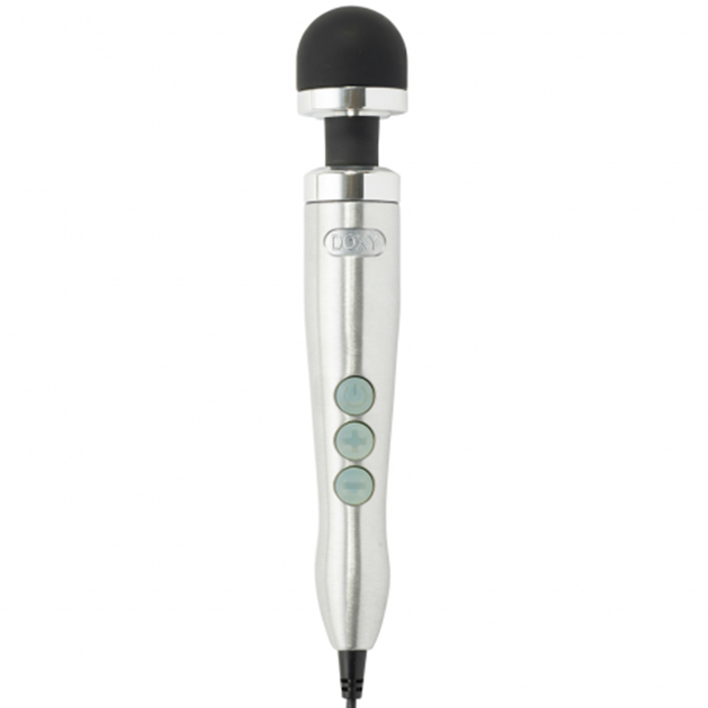 Doxy Die Cast 3 Wand Massager - Brushed Metal