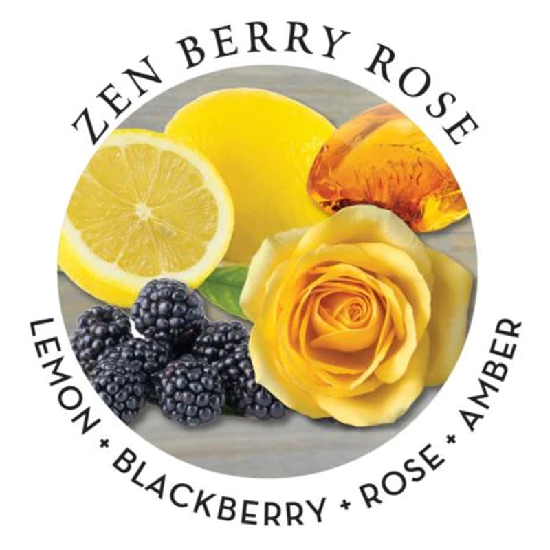 Earthly Body Hemp Seed Massage Oil Zen Berry Rose 8 oz