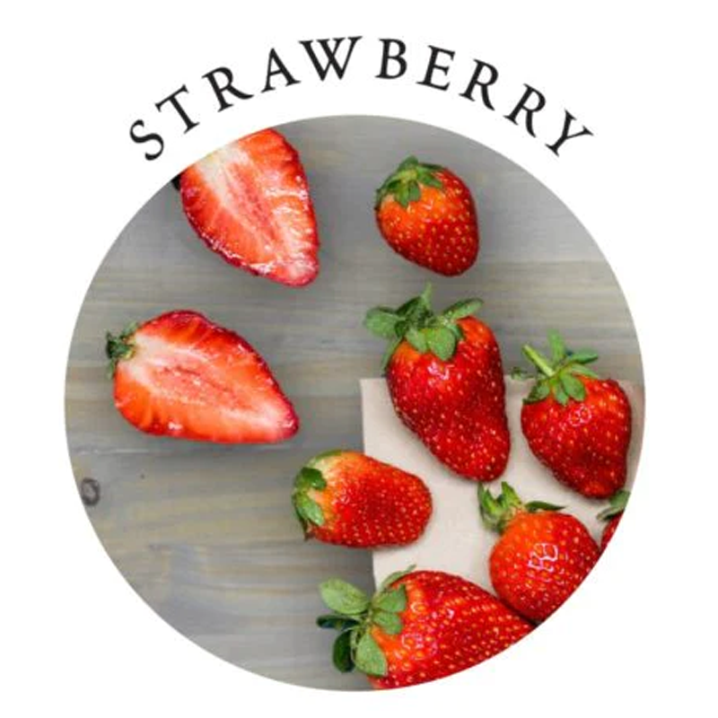Earthly Body Heart Tin Edible Massage Candle- Strawberry 4 oz / 113 g