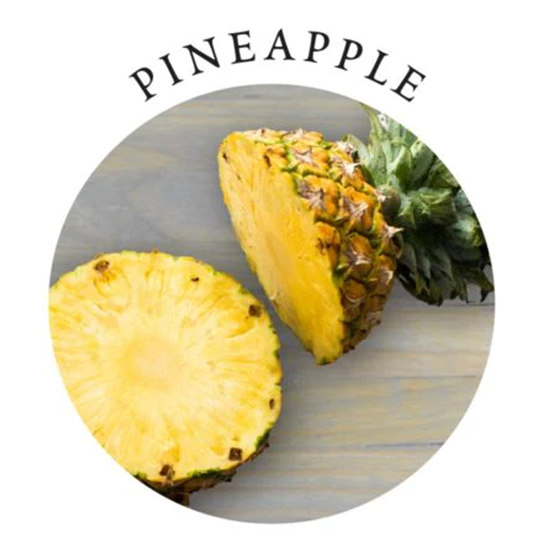 Earthly Body Heart Tin Edible Massage Candle- Pineapple 4 oz / 113 g