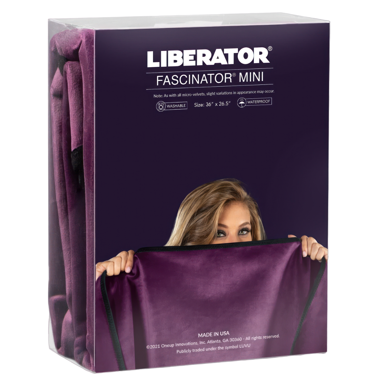 Liberator Fascinator Throw Mini Size - Merlot