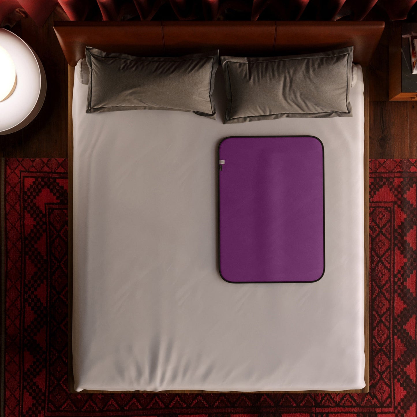 Liberator Fascinator Throw Mini Size - Aubergine