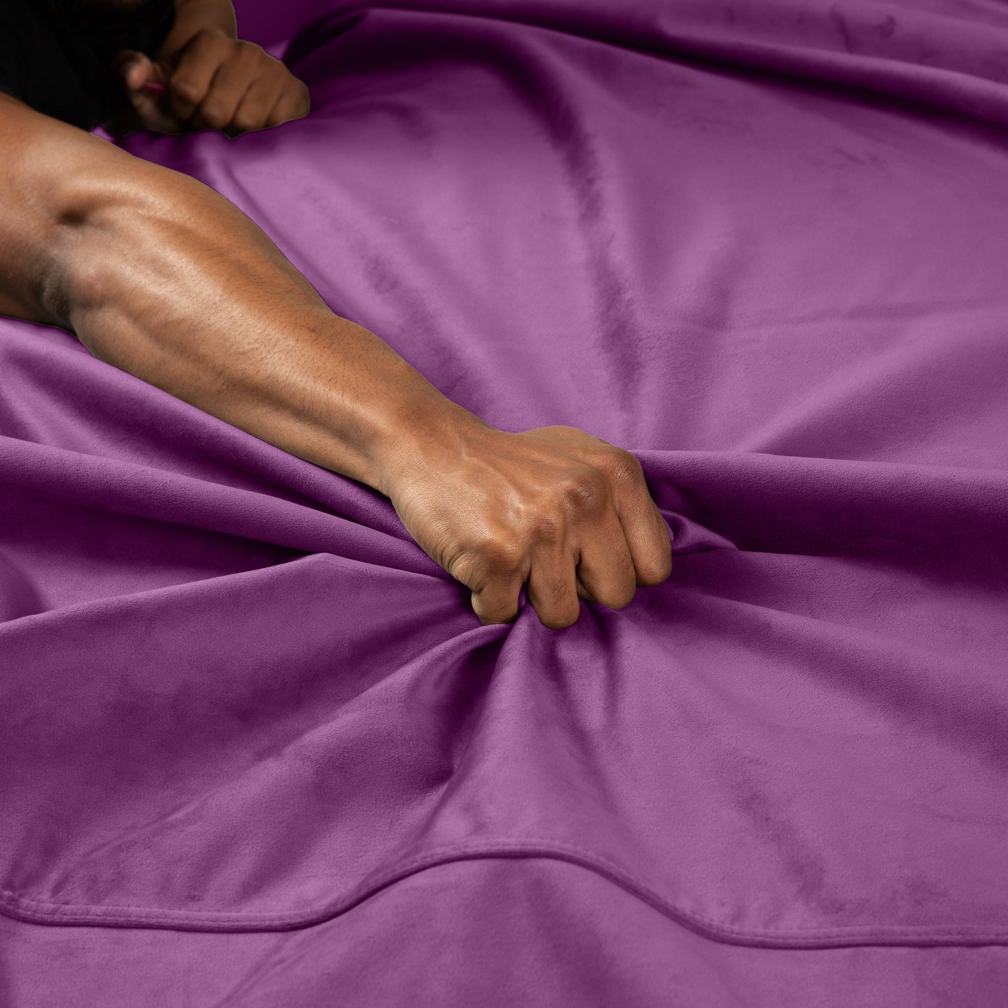 Liberator Fascinator Throw Mini Size - Aubergine