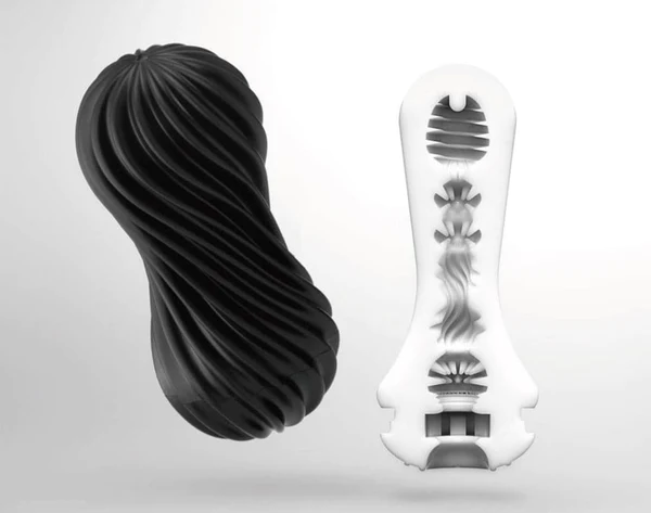 Tenga Flex Male Masturbator Rocky Black