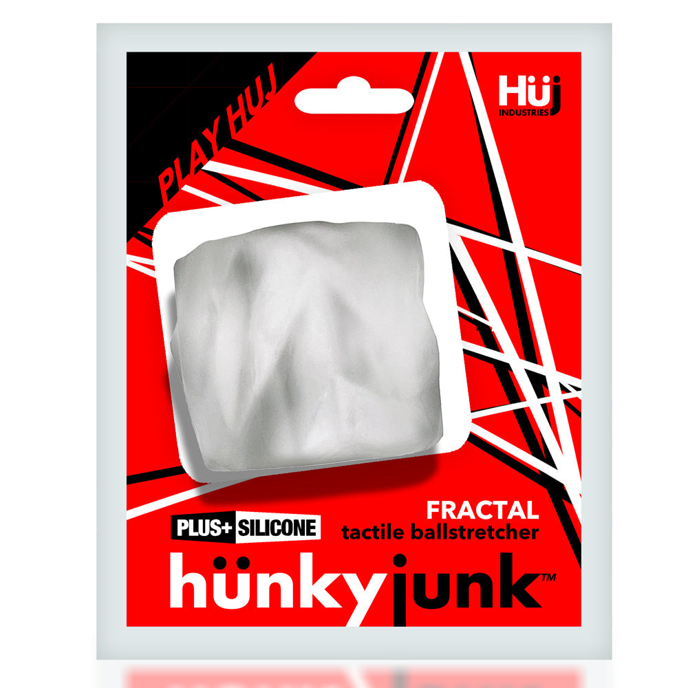Hunky Junk FRACTAL tactile ballstretcher CLEAR ICE