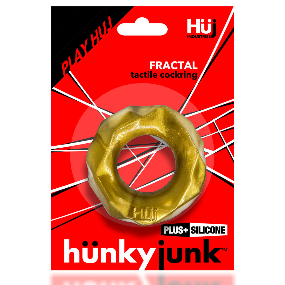 Hunky Junk FRACTAL tactile cockring BRONZE