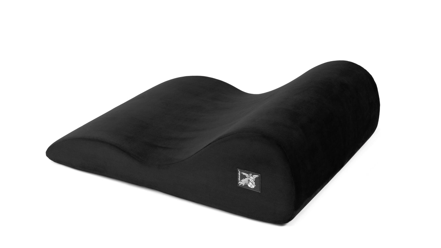Liberator Hipster Sex Pillow Black Microvelvet