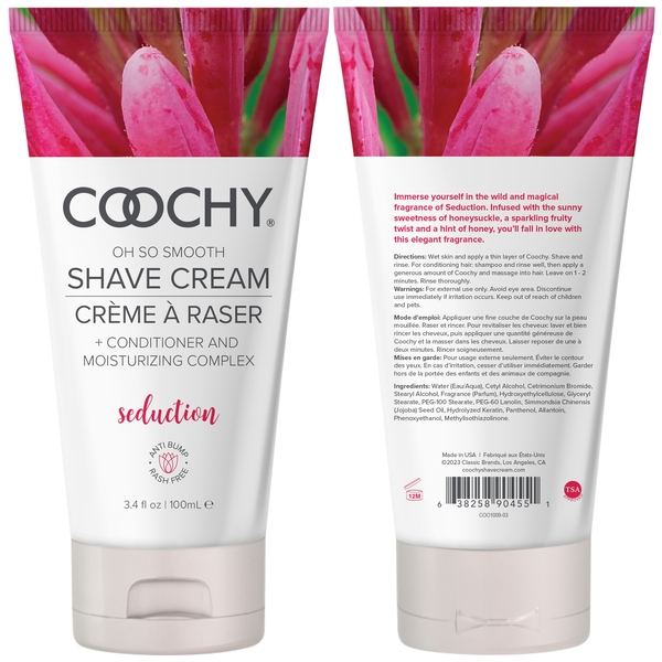 Coochy Shave Cream Seduction 3.4oz
