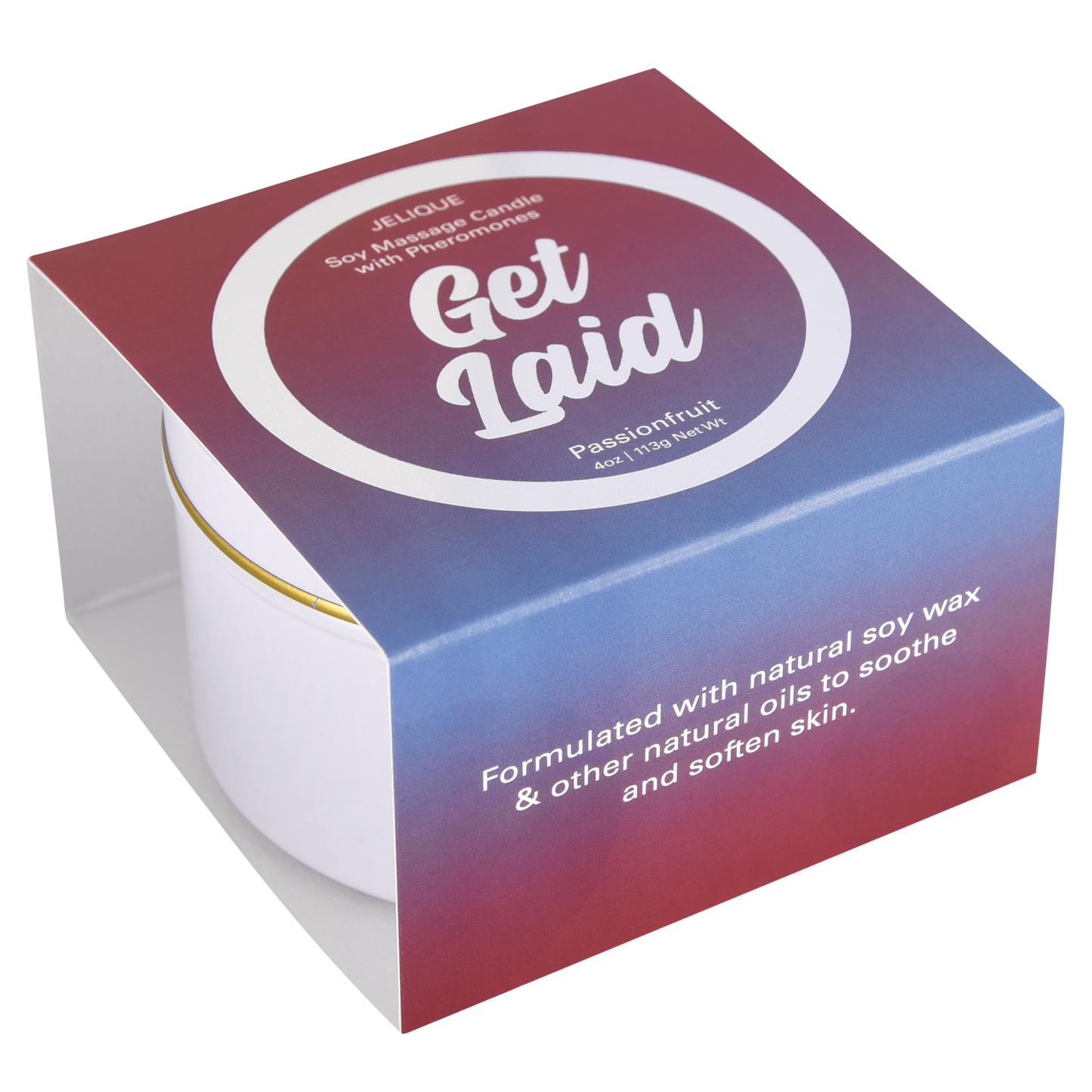 Jelique Get Laid Passion Fruit Massage Candle 4oz | 113g