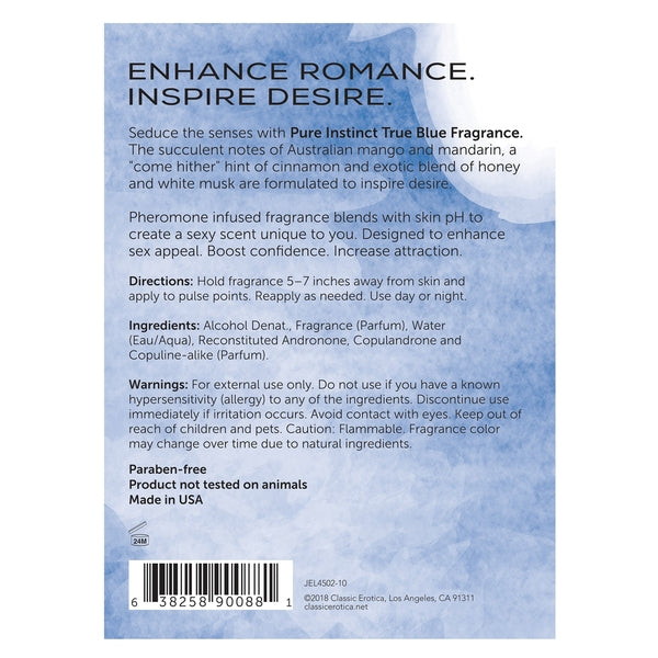 Pure Instinct True Blue Boxed Fragrance Pheromone Oil