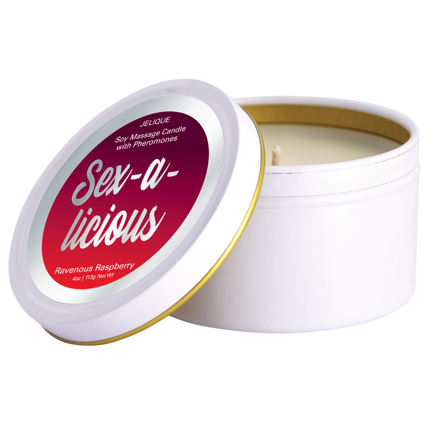Jelique Sex-A-Licious Ravenous Raspberry Massage Candle