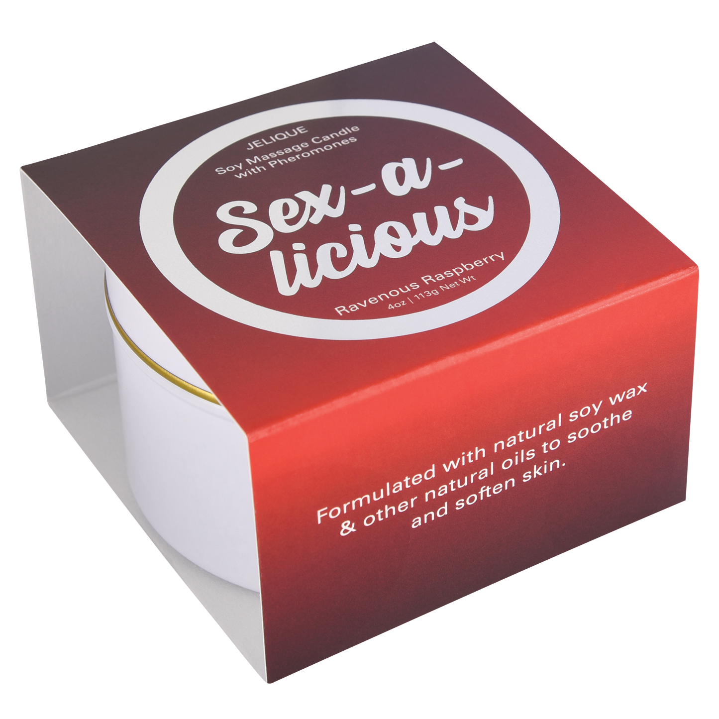 Jelique Sex-A-Licious Ravenous Raspberry Massage Candle