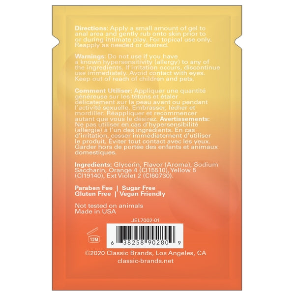 Jelique Honey Buns Warming Gel - FOIL - 0.03 fl oz | 1 mL