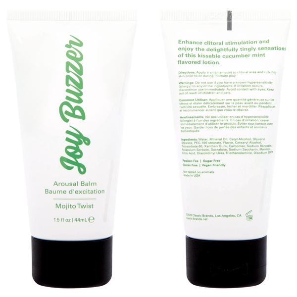 Jelique Joy Buzzer Mojito Twist Arousal Balm 1.5oz | 44mL