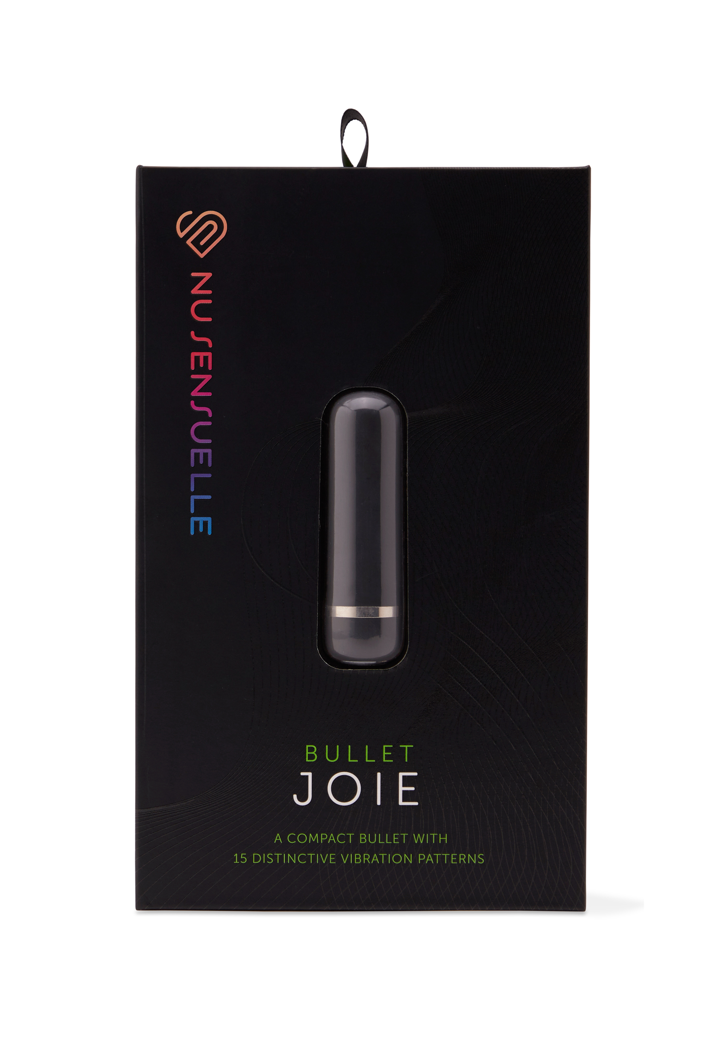 Nu Sensuelle Joie Rechargeable Blue Bullet Vibrator - Black