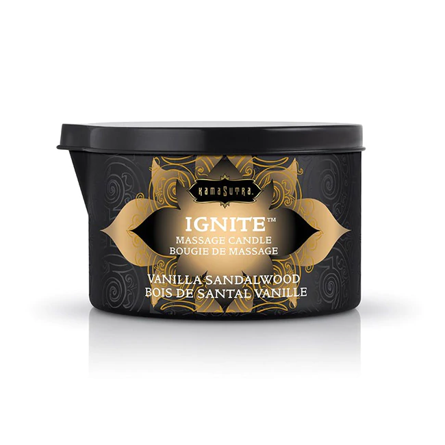 Kama Sutra Ignite Massage Candle Vanilla Sandalwood