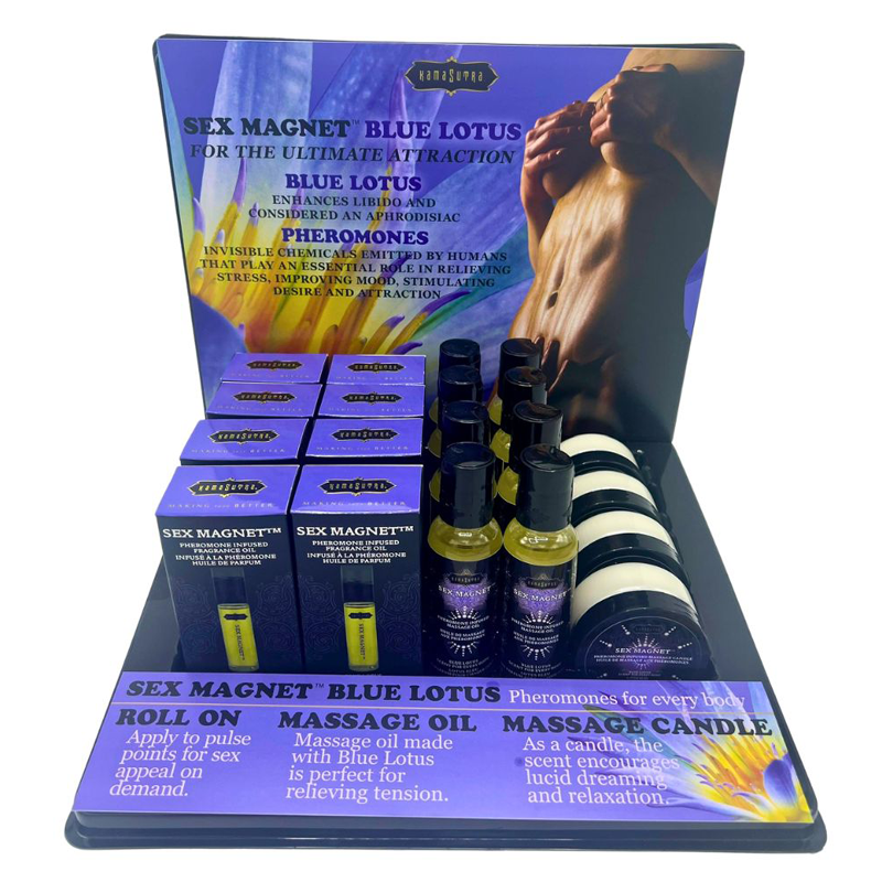 Kama Sutra SEX MAGNET Pheromone Blue Lotus Prepack Display