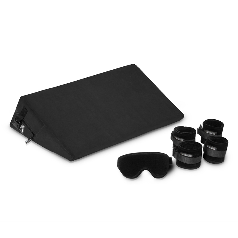 Liberator Black Label Wedge Male Packaging w/cuffs