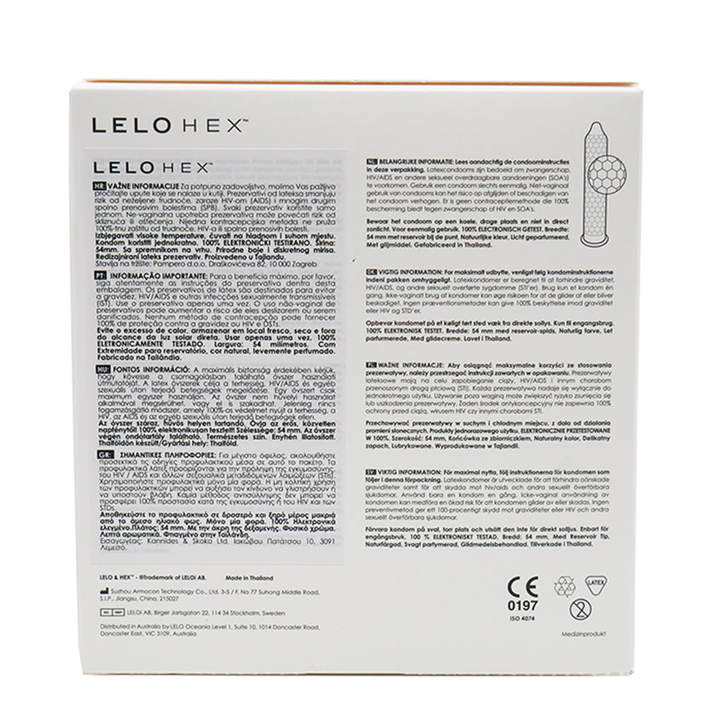 Lelo Hex Condoms 36 Pack